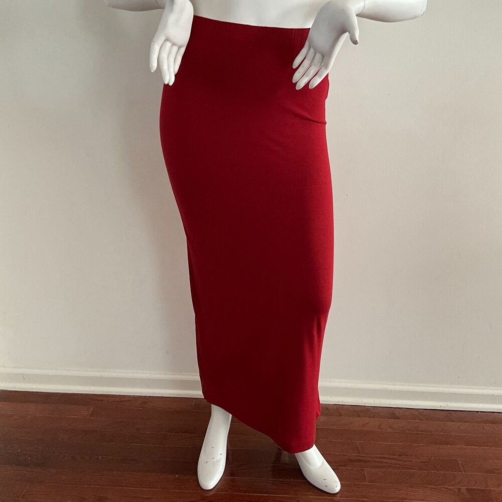 Hindahl & Skudelny Pencil Pull-on Elastic Waist Maxi Skirt S - Picture 8 of 9